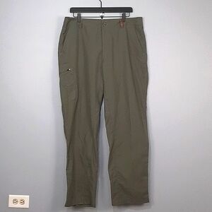 Go Lite Men's Dark Green Hiking Travel Cargo Pants